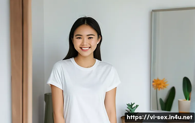 성교육과 성적 수치심 극복 - **Prompt 1: Embracing Self-Confidence and Body Positivity**
    A young Vietnamese woman, in her ear...